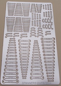 KFS 1/24 板手 蝕刻片組 (PE96)